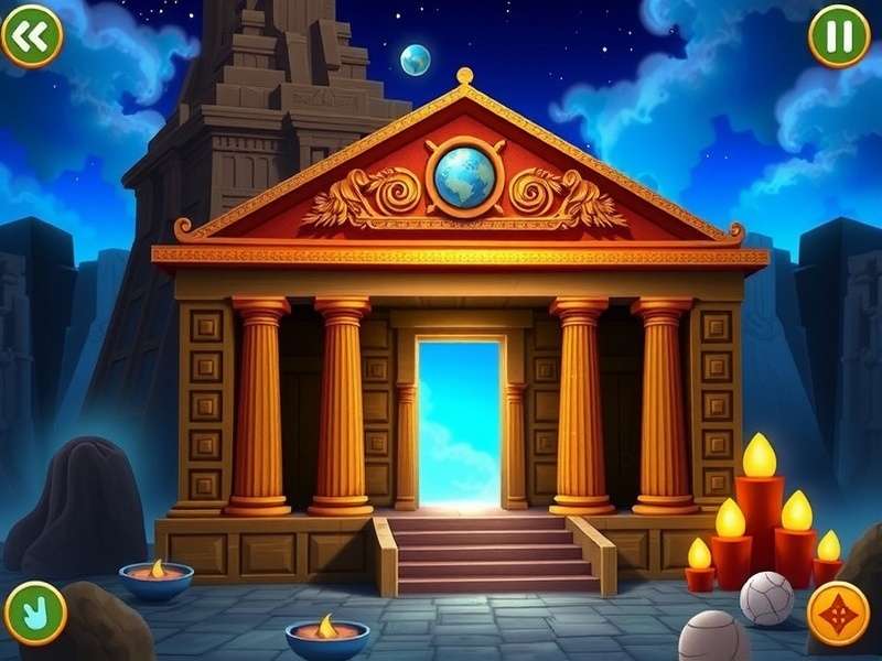 Divine Temple Escape Game Screenshot